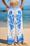 Wide-Leg-Hose mit elastischem Bund