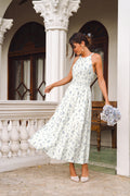 Elegantes Paisley-Maxikleid
